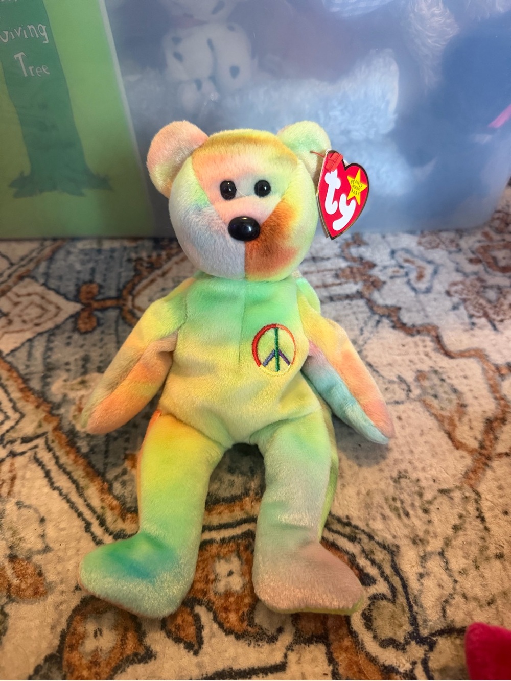 Vintage 1996 Ty "Peace" Beanie Baby